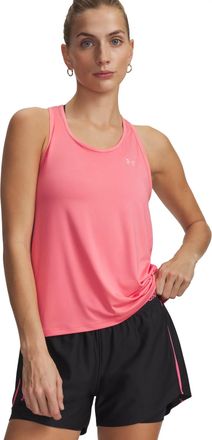 Under Armour Tanktop UNDER ARMOUR TECH KNOCKOUT TANK, Damen, Gr. XL, bittersweet pink,, posh pink, Obermaterial: 90% Polyester, 10% Elasthan, Rundhals, Tops Tankto
