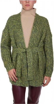 Max Mara Max Mara Weekend - Truien > Cardigans - Dames - Vesten - Groen - M - Truien & Vesten