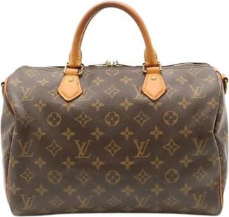 Louis Vuitton Pre-owned Speedy Bandouliere Monogram Handbag - Dames - Vintage Handtas - Bruin - ONE Size - Vintage