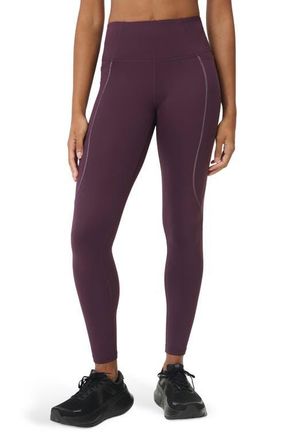 Sweaty Betty Therma Boost Pocketed 7/8 Running Leggings in Neptune Purple at Nordstrom, Size X-Small
