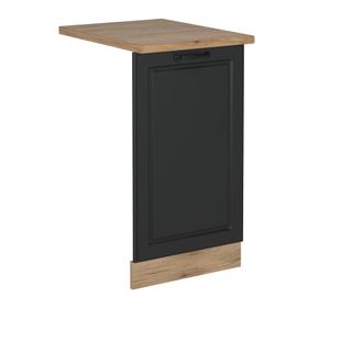 Vicco Panel Frontal Del Lavavajillas R-line, Antracita Casa De Campo, 45 Cm, Et Roble Vicco