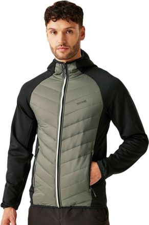 Regatta Mens Andreson VIII Hybrid Jacket (L) (Treetop/Black)