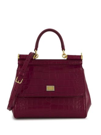 Dolce & Gabbana small Sicily 62 tote bag - Red