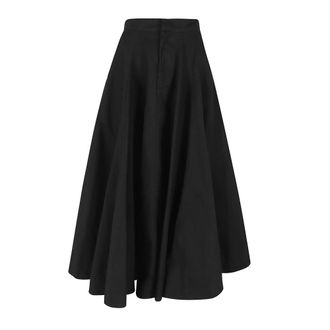 Balenciaga Godet Maxi Skirt - female - Balenciaga - Maxi Skirts - Black - XS - Skirts