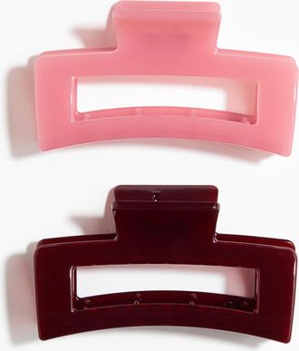 H&M 2er-Pack Haarklammern - Pink