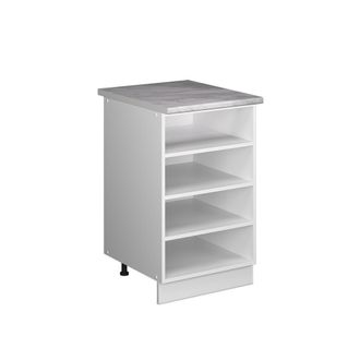 Vicco Estante De Cocina Fame-line, Blanco, 50 Cm, Et M&aacute;rmol, Vicco