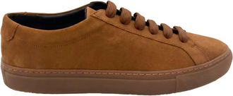 Moorer sneakers van su&egrave;de leer kleur bruin - Heren - Sneakers - Bruin - 43 EU - Leer - Schoenen