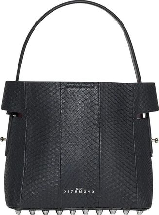 John Richmond Geweven Handtas - Dames - Handtassen - Zwart - ONE Size - Tassen