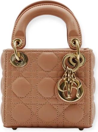Dior Pre-owned Leather dior-bags - Dames - Vintage Handtas - Roze - ONE Size - Leer - Vintage