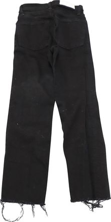 Re/Done Re/Done Stove Pipe Jeans in Black Cotton