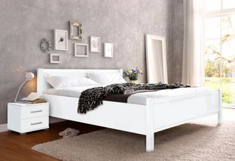 Priess Bett »Husum Schlafzimmer Jugendzimmer Rahmenbett« mit Komforthöhe verschiedene Ausführungen hochwertige Premium Qualität