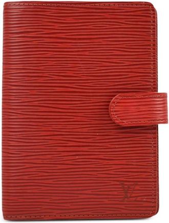 Louis Vuitton 2001 Agenda PM notebook cover - women - Leather - One Size - Red