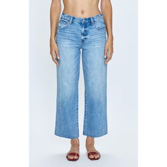 Pistola Denim Bobbie Raw Hem Ankle Wide Leg Jeans in Facade at Nordstrom Rack, Size 26