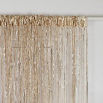OEM Cortina Para Puerta - 100x200 Cm - Dorada