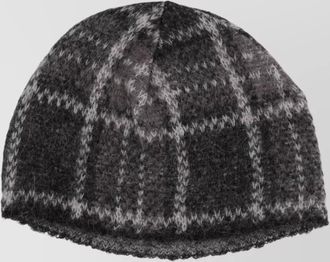 Our Legacy checked beanie