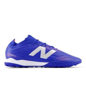 New Balance Unisex TEKELA TEAM LOW LACED TF V5 en Azul/Rojo/Gris, Talla 40.5