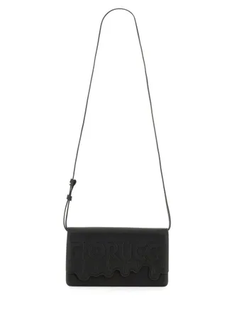 Fiorucci Melted Shoulder Bag - Black