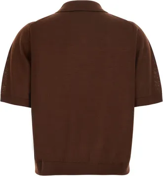 Semicouture Diana Polo Sweater - Brown