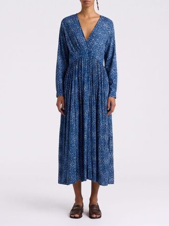 Momoni Midi Dress in Printed Cotton