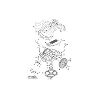 Alpina Conjunto De Carcasa Original Stiga - 1126-7005-02