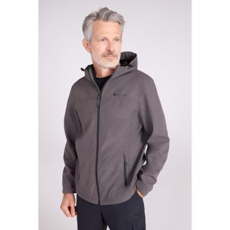Mountain Warehouse Heren Reykjavik Softshell Windproof Jas (Donkerbruin)