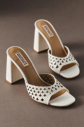 Badgley Mischka Omni Block Heel Heart Sandals