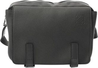 Loewe Pre-owned Cross Body Bags, female, Gray, Size: ONE SIZE Pre-owned Shoulder Bag