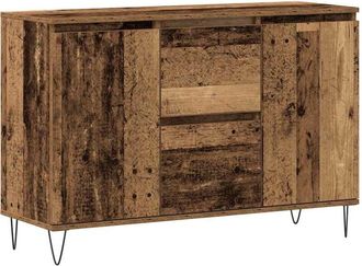 vidaXL Sideboard Old Wood 101.5x35x70 cm Engineered Wood Vidaxl