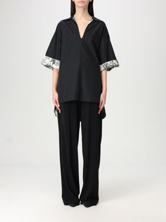 Simona Corsellini Blusa Simona Corsellini in cotone con stampa tropicale