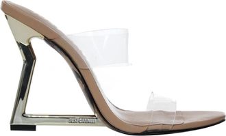 Just Cavalli Schoenen, Dames, Wit, 38 EU, Sandalen