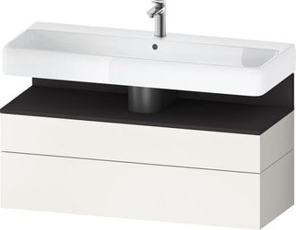 Duravit Duravit - Qatego Mueble Bajo Lavabo, 1 Extra&iacute;ble Y 1 Caj&oacute;n