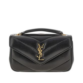 Saint Laurent Quilted nappa leather mini Loulou bag Woman One Size