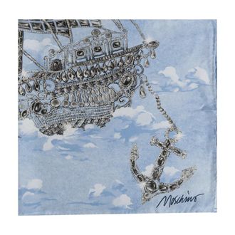 Moschino unisex, Accessoires, Blauw, Maat: ONE Size Zijde