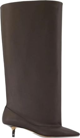 Jacquemus 45mm The high Tourni boots - women - Leather - 37 - Brown