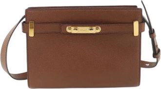 Bally Pre-owned Cross Body Bags, female, Brown, Size: ONE SIZE Pre-owned Leather Shoulder Bag
