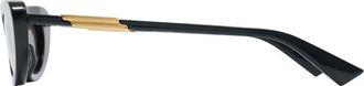 Bottega Veneta Womens Bv1447s-001 Sunglasses Black Acetate