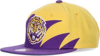 Mitchell & Ness Caps, male, Yellow, Size: ONE SIZE LSU Tigers Basketball Cap Snapback