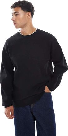 Jack & Jones Maglione girocollo morbido nero