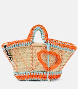 Alemais Al&eacute;mais Bolso cesta Luis Mini de macram&eacute;