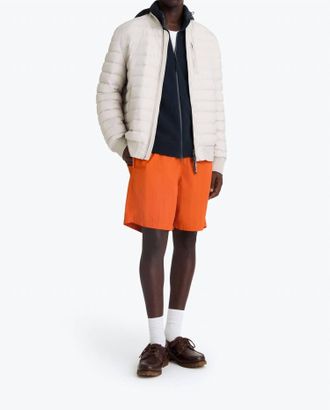 Parajumpers Brevin Down Filled Bomber Jacket In Pelican