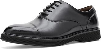 Johnston & Murphy Tyson Dress Cap Toe Mens Shoes Black Full Grain : 11.5 M (D), Leather