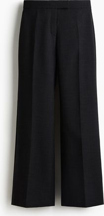 H&M Ausgestellte Hose aus Wollmix - Grau