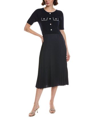 Nanette Lepore Pleated Midi Dress