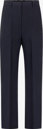 Theory Hose mit hoher Taille aus Admiral-Crêpe