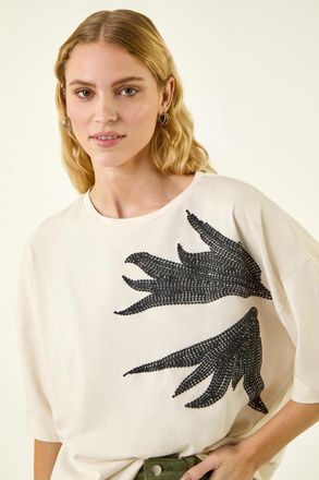 Roman Oversized Embroidered T-Shirt