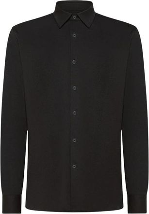Roberto Ricci Design Macro Shirt T-Shirt - Heren - Casual Overhemden - Zwart - 2XL - Katoen - Overhemden