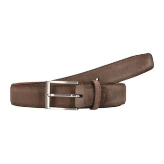 Magnanni 1078 Suede Riem - Heren - Accessoires - Bruin - Maat: 115 CM Su&egrave;de
