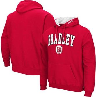 Colosseum Mens Colosseum Red Bradley Braves Arch & Logo 3.0 Pullover Hoodie at Nordstrom, Size Medium