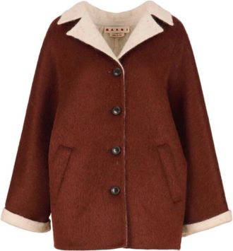 Marni Mujer, Abrigos, Marrón, Talla: S