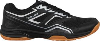Slazenger Heren binnentrainers van mesh (ZWART/BLAUW)